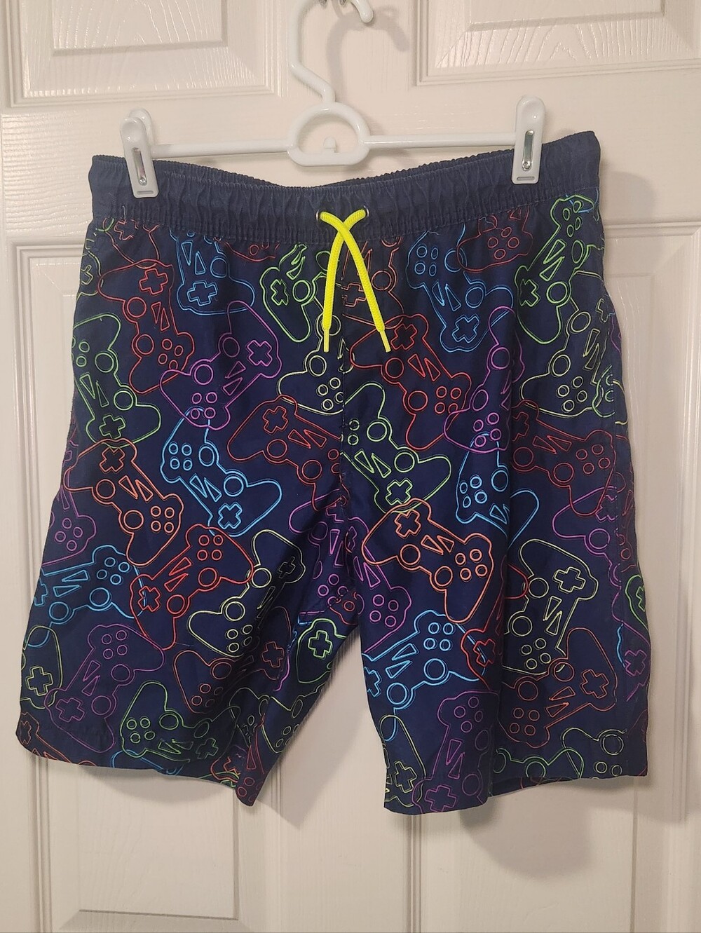 Lands End Boys Swim Trunks Sz 14h 16h XL Husky EUC